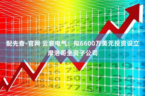 配先查-官网 云意电气：拟6600万美元投资设立摩洛哥全资子公司